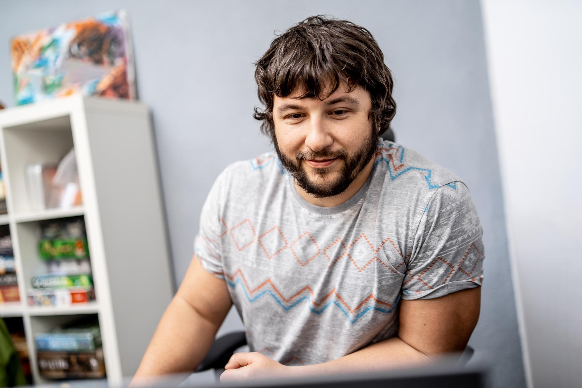 Portrait of mentor and pattern designer